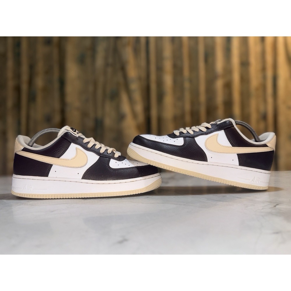 Nike Air Force 1 '07 LV8 White Black Sail FD9873-101 Men's Size 9.5 Shoes